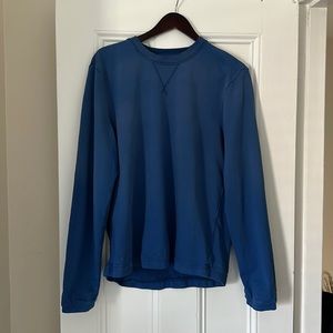 Paige Mens Blue Pullover Sweatshirt Size L